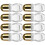 1/2/4/8 Bottles Glass Empty Roller Bottles Roller-8 bottles 1