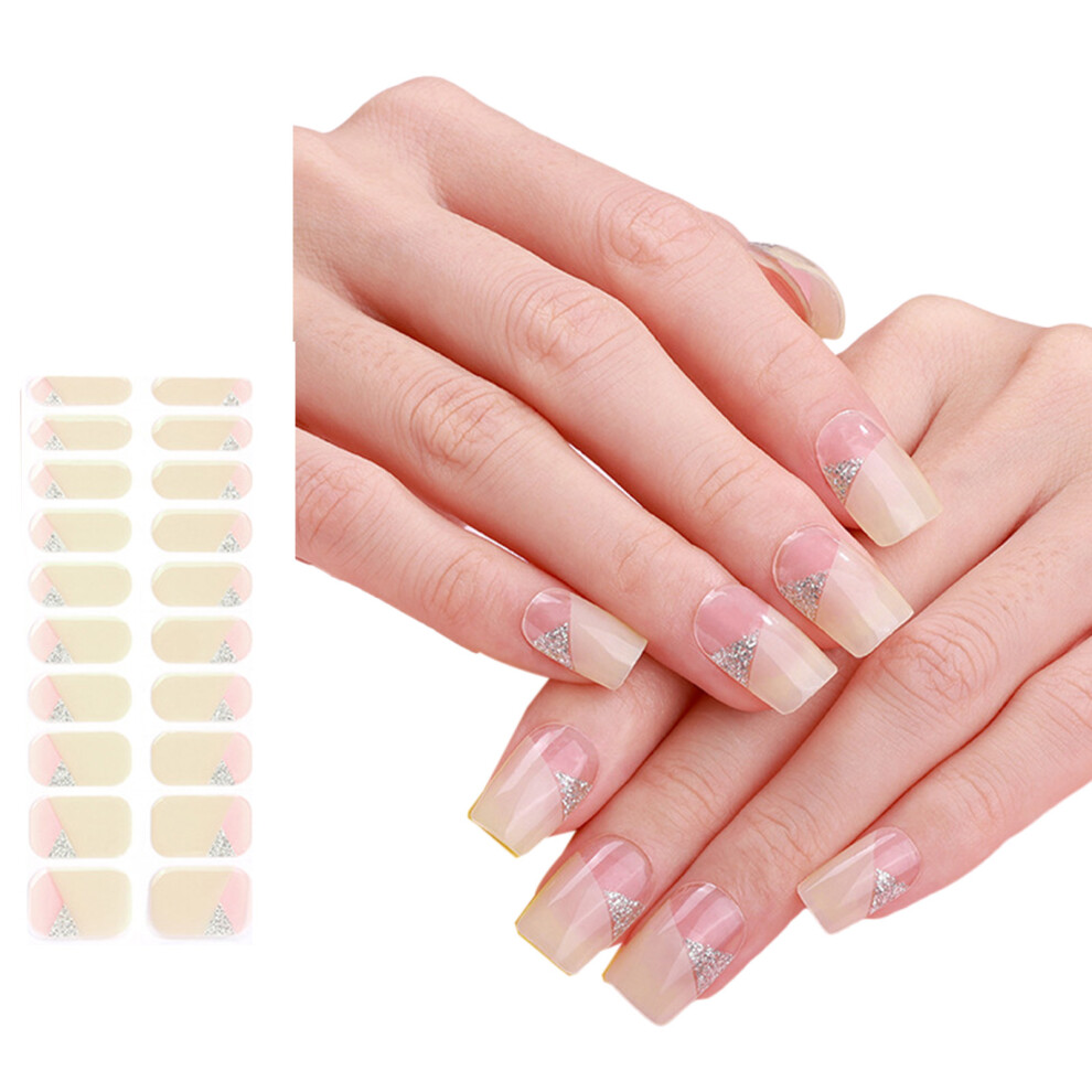 Gels Nail Strips Semi Cured Nails Polish Wraps Easy to-style4