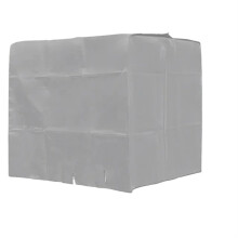 Waterproof Oxford 1000L IBC Container Aluminum Foil Cover Water Tank Cover With Zipper Grey 120x100x116 Cm Rainwater Tank