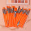 20pcs Fashionable Eyeshadow Brushes Makeup-fluorescent blue 5