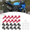 10 stücke Motorrad Windschutzscheibe Schrauben 6