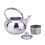Teapots with Infuser Water Kettles Round-true color medium size 1
