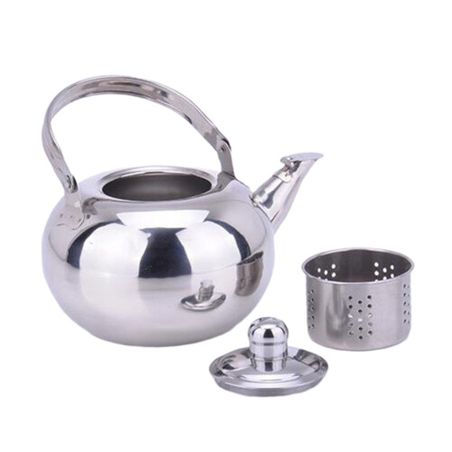 Teapots with Infuser Water Kettles Round-true color medium size