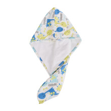 Schattige babyhanddoek met capuchon, sneldrogend, lichtgewicht, absorberende microvezel, vermindert pluizig haar en haarschade, geschikt voor alle