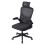 Living And Home Height Adjustable Comfortable Mesh Office Chair, Black 1