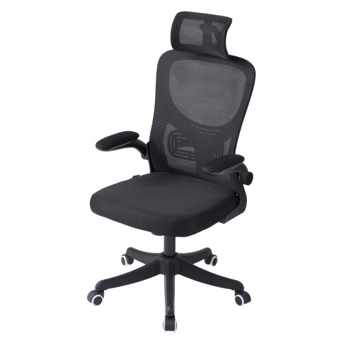 Living And Home Height Adjustable Comfortable Mesh Office Chair, Black