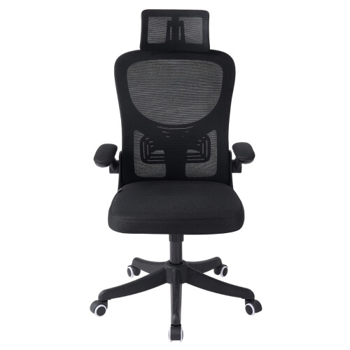 Living And Home Height Adjustable Comfortable Mesh Office Chair, Black 1