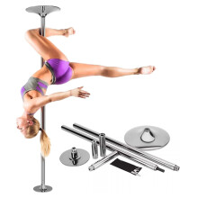 45mm Pole Dance Pole Health Club Striptease Kit Static Rotating, 440 Lb Capacity, Height Adjustable 2.232.74m (7.39 ft)