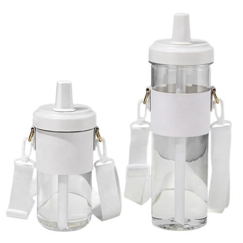 Large Capacity Water Bottle Drinking Cup with Crossbody-500ML 2