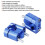 Paar 22mm/28mm 1/8in 7/8in Motorrad 8