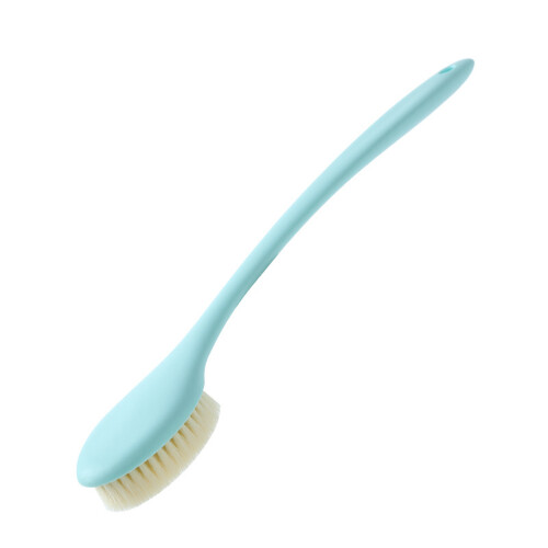 Brosse de bain douce, brosse de douche douce pour un-Bleu