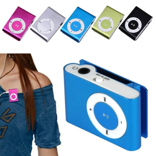 Clip-On-MP3-Player mit erweiterbarem Speichersteckplatz,-Lila 2