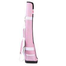 Golf Club Bag, 31.5" x 6.3" x 4.7" Golf Travel Bag, Small Golf Carry Bag for 3 Golf Clubs, Small Golf Bag, Nylon Carry Golf Bags for Men Women redness