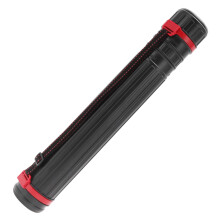 Expandable Poster Tubes, HeavyDuty Round Drawing Tube 78129 cm, Waterproof Document Tube With Shoulder Strap, Black