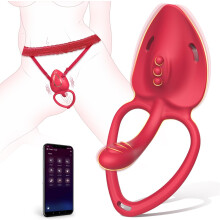 Tragbarer Slip-Vibrator, Sexspielzeug für Paare, ferngesteuerter Vibrator mit App, 9 Vibrationsmodi, Sexspielzeug für Paare, Vibrator für Frauen