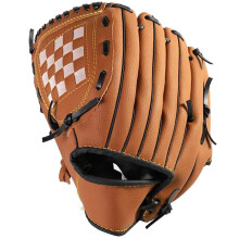 Baseball-Handschuh, Softball, rechte Hand, for Erwachsene, Zughandschuh, Outdoor-Sport für Baseball Brown 10.5 Inch