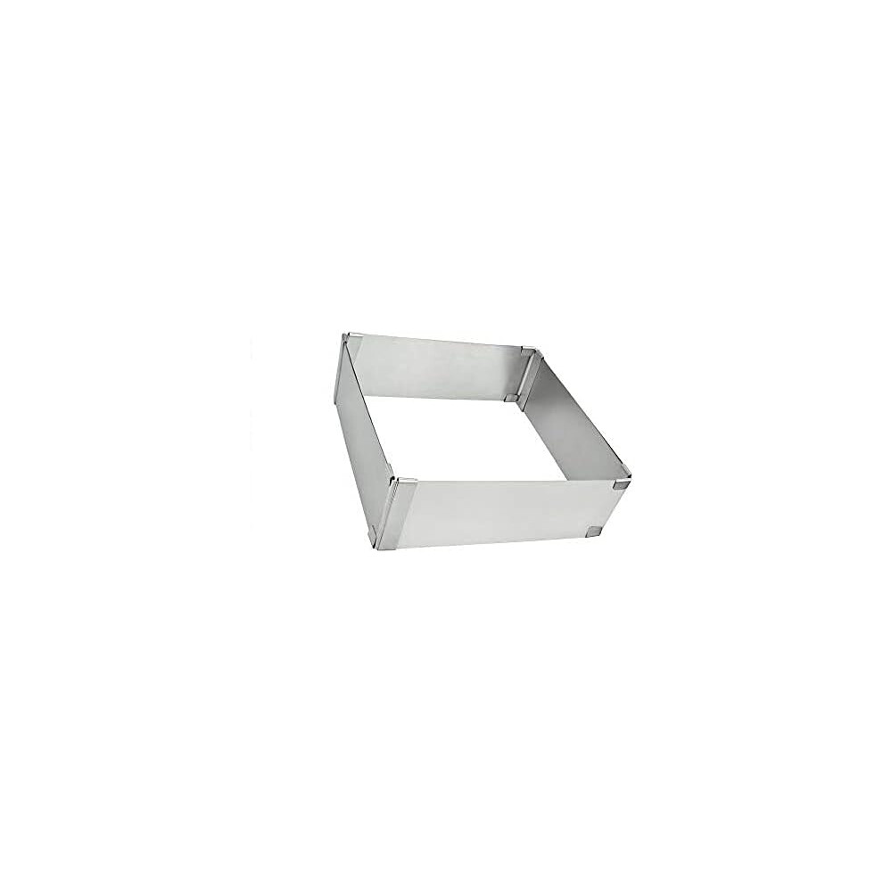 Tiramisu Mousse Bread Pastry, Expandable Cake Size from 16 to 28cm, Stainless Steel Construction for Durability and Versatility, Non-stick Surface for