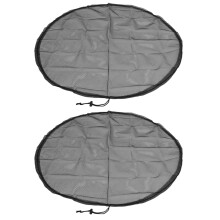 Rain Butt Net Cover, 2 Pack, Keeps Mosquitoes and Dirt Out, Water Catcher Bucket, Tank Protector, 37.4 Inch Screen Cover for Rain Bucket