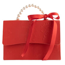 Boîtes à bonbons de mariage, 10 pièces, sac à main, boîtes-Rouge