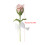 Bouquet de fleurs tricotées à la main, décorations de centres-07 4