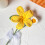 Bouquet de fleurs tricotées à la main, décorations de centres-07 7