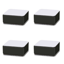 Elevadores de cama cuadrados de acero, elevadores de muebles resistentes para espacio de almacenamiento adicional y protección del suelo,
