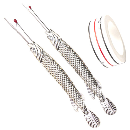 Sewing Seam Thread Remover for Needle Work Pattern,-silver