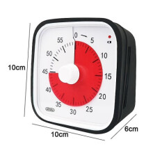 Temporizator reglabil în mod de reamintire pentru utilizare în clasă, design portabil, funcționare silențioasă, ceas vizual cu numărătoare