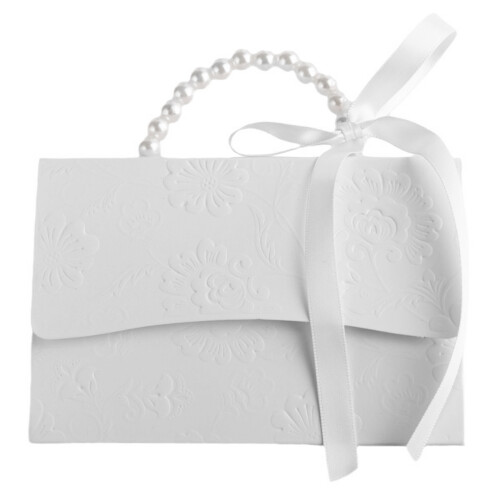 10 stuks bruiloft gunst dozen bruids snoep geschenkdozen met-Wit