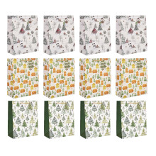 Elegantes Weihnachtspapier, festliche Geschenkverpackung, hochwertiges Papier für zeitlose Weihnachtsdesigns, ideal für