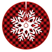 Justerbart juletræsskørt, hørstof i jute til indendørs og udendørs dekoration, genanvendelig julepynt med slidstærkt og blødt stof, pr. stk.