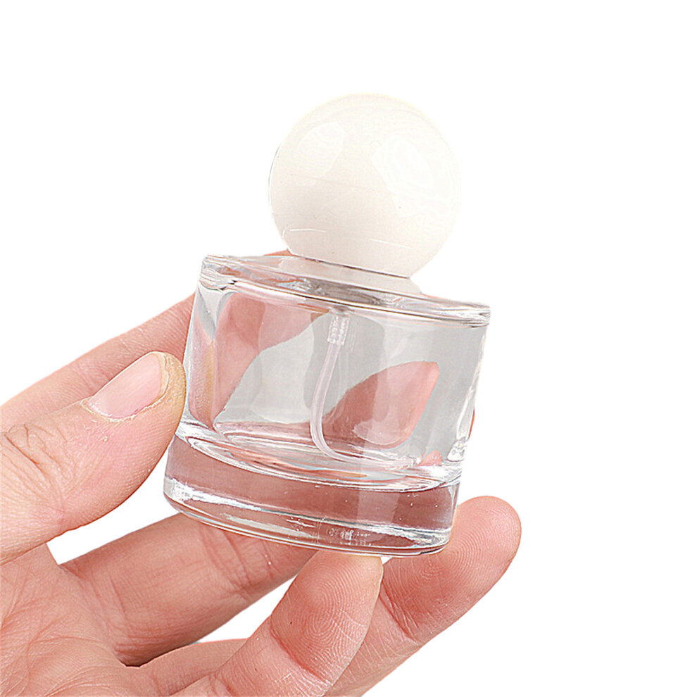 White Refillable Perfumes Bottles Glass Empty Spray Bottle