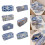 Makeup Bag Pencil Box Stationery Case Large Capacity-tulip blue 3