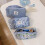Makeup Bag Pencil Box Stationery Case Large Capacity-tulip blue 6