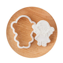 Grappige dessertvormen Celebration Cookie Stamp Veilige-meisje