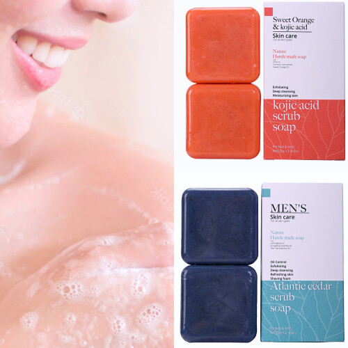 Scrub Soap Bar Deep Cleaning Bath Experience Removes Dead-D 2