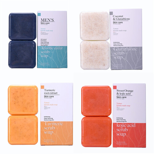 Scrub Soap Bar Deep Cleaning Bath Experience Removes Dead-D 1