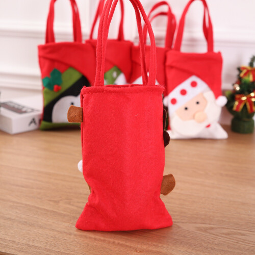 Sacolas de Presente de Natal, Sacolas de Presente Reutilizáveis com Design Natalino Delicado para Pequenos Presentes, Perfeitas para Decoração e 2