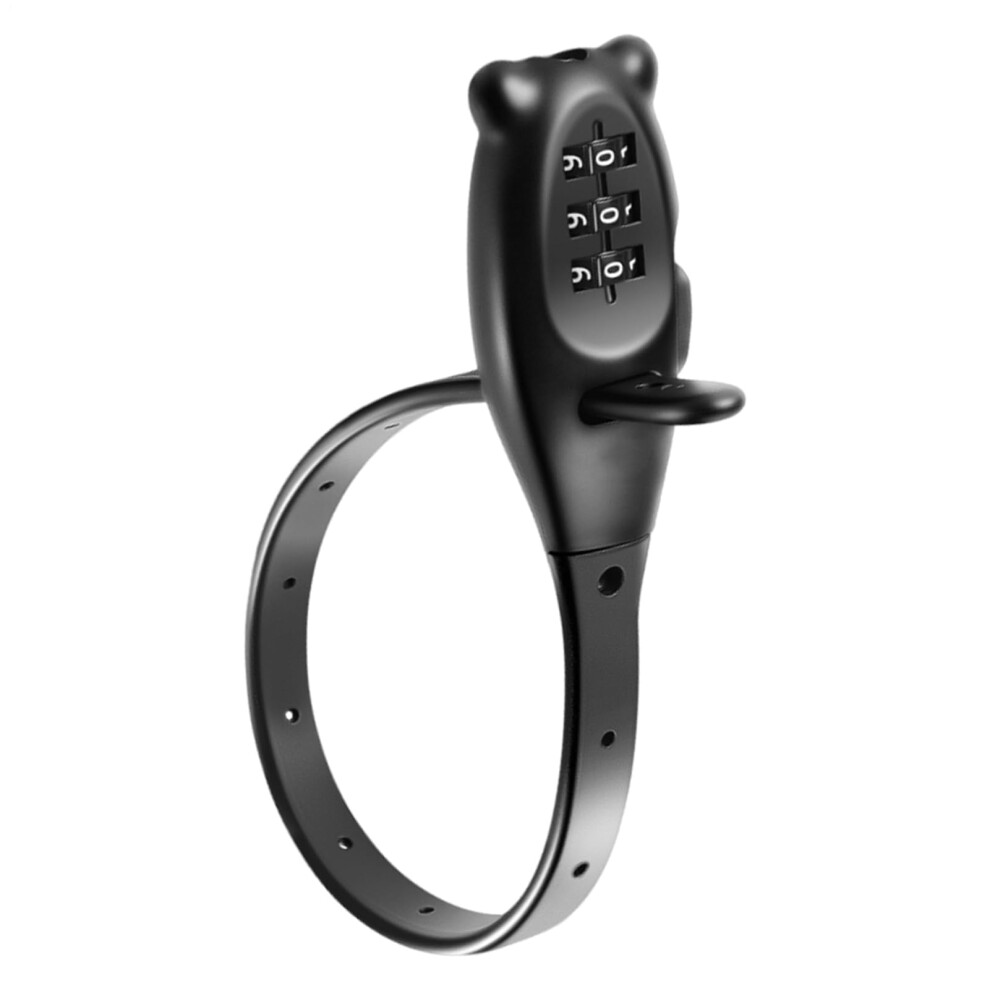 Motorcycle Helmet Lock With 3Digit Code Cable, Durable Zinc Alloy, Versatile Bike Security 9323874423487