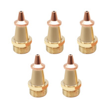 5Pcs Welding Nozzle Welding Torch Handheld Nozzle Red Copper-D
