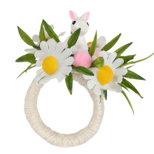 Easter Rabbit Wooden Napkin Rings for Festival Dinning-1 6839