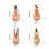 5Pcs Welding Nozzle Welding Torch Handheld Nozzle Red Copper-D 4