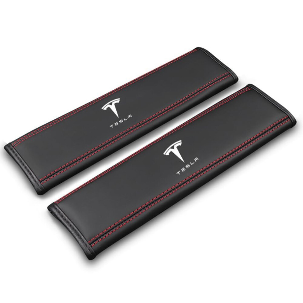 Pack Of 2 Seat Belt Covers For Tesla Model 3, Comfortable Shoulder Protection, Breathable Waterproof Fabric 9323874422763