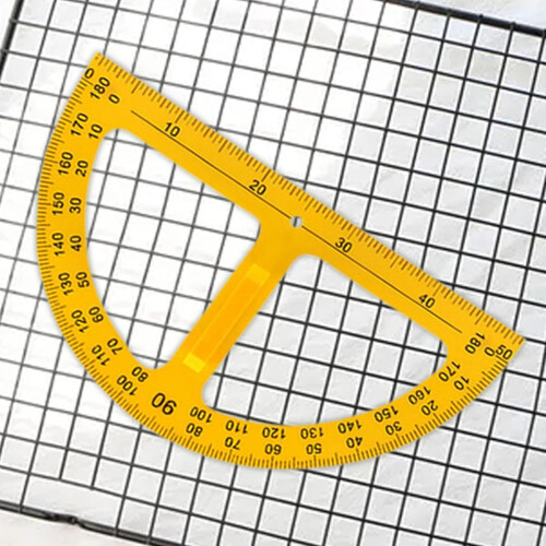 Large Ruler Math Teacher Drawing Tool for Math Geometric Shapes Teacher Triangles Large Protractor Winkelmesser 1