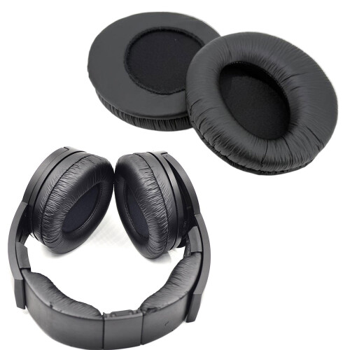 1 Pair Replacement Ear Pad for MDR-XD200 XD150-Protein leather 2
