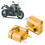 Paar 22mm/28mm 1/8in 7/8in Motorrad 6