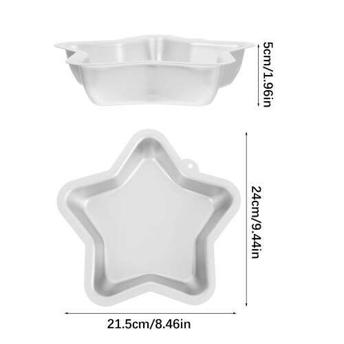 Classical Star Shape Cake Baking Pan Aluminum For-1 piece 1
