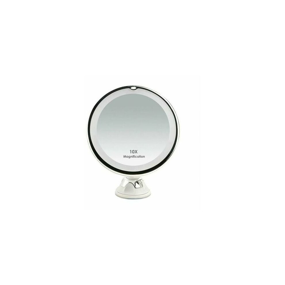 Light Compact Portable Magnifying Mirror With Ideal For Detailed Facial Viewing, Elegant Design & Strong Magnification, 360 Rotation Makeup Mirror Wi