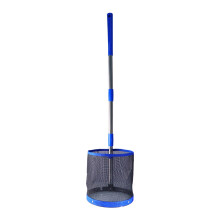 Portable Table Tennis Picker Net Ping Pong Picker Ping Pong Picker Ping Pong Picking Up and Storage Bucket blau