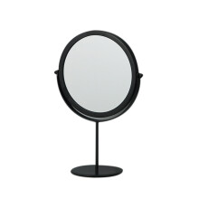 Specchio da trucco professionale, riflesso cristallino, specchio ingranditore a doppia faccia con luminosità regolabile e illuminazione integrata,
